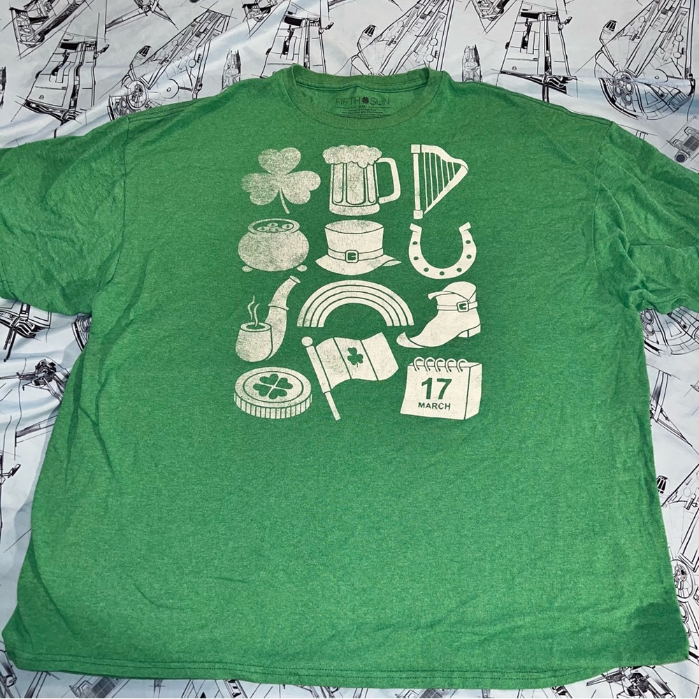 Fifth Sun Green St. Patrick's Day Tee